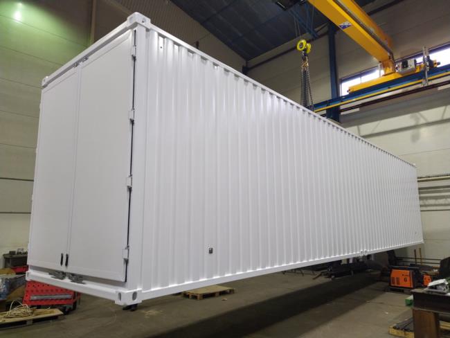 40 ft kontti kaasulaitteille