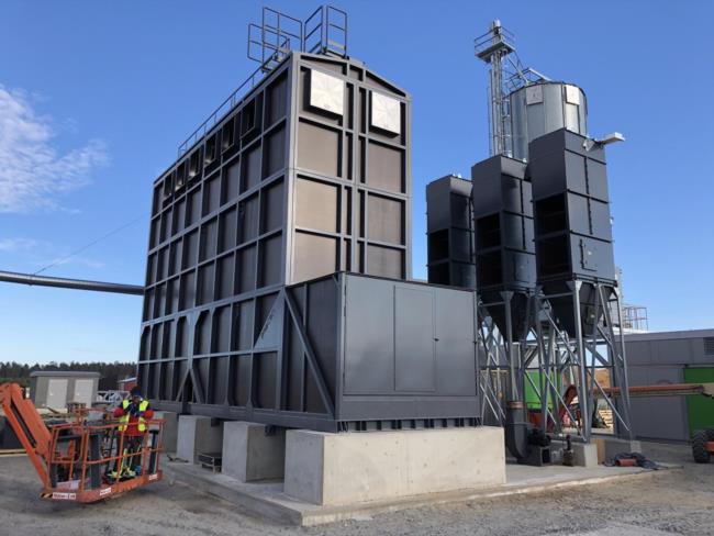 Rakenteet rakeiden varastointiin ja k&auml;sittelyyn